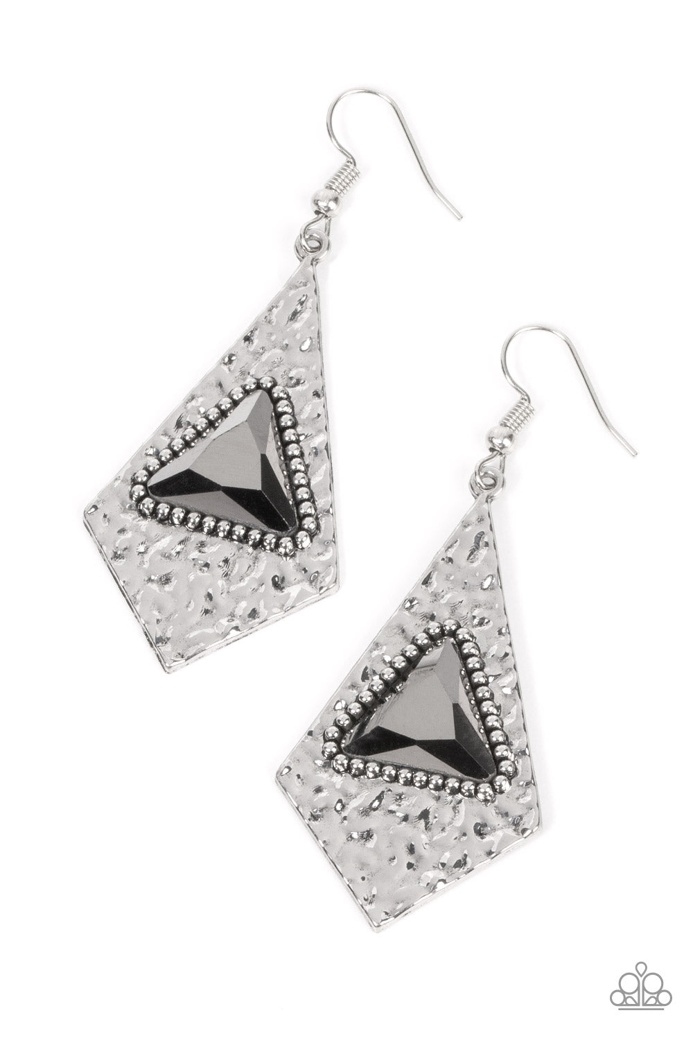 Cosmic Destination - Silver Earrings - Paparazzi Accessories - Alies Bling Bar