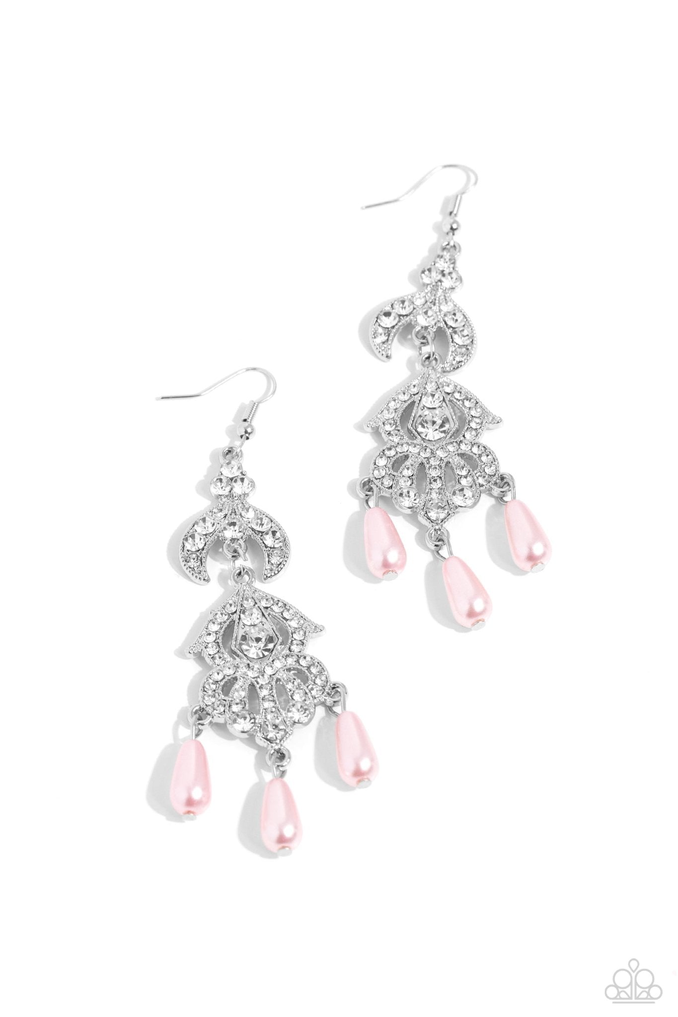 Cosmopolitan Combo - Pink Earrings - Paparazzi Accessories - Alies Bling Bar