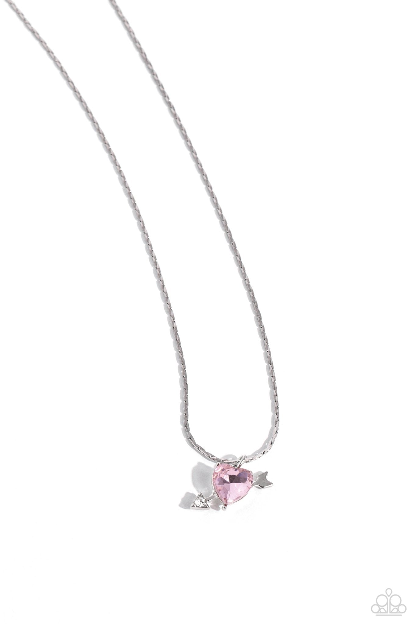 Courting Cupid - Pink Necklace - Paparazzi Accessories - Alies Bling Bar