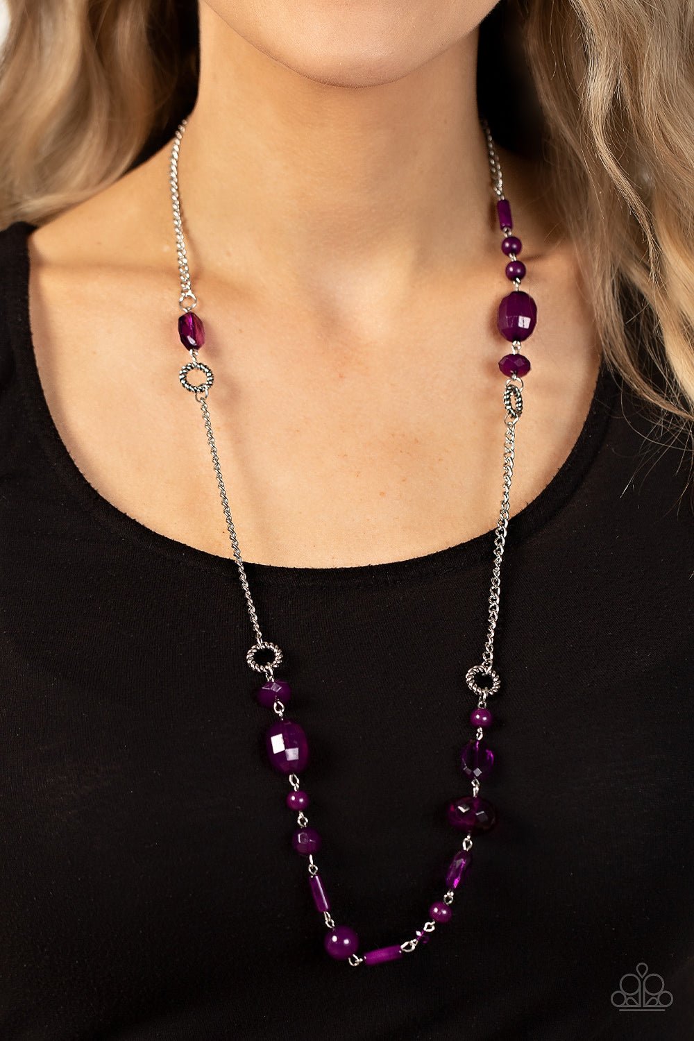 Craveable Color - Purple Necklace  - Paparazzi Accessories - Alies Bling Bar