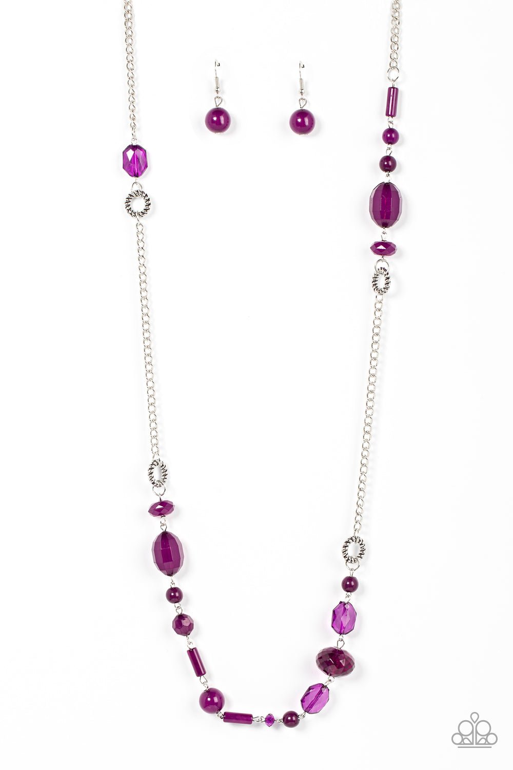 Craveable Color - Purple Necklace  - Paparazzi Accessories - Alies Bling Bar