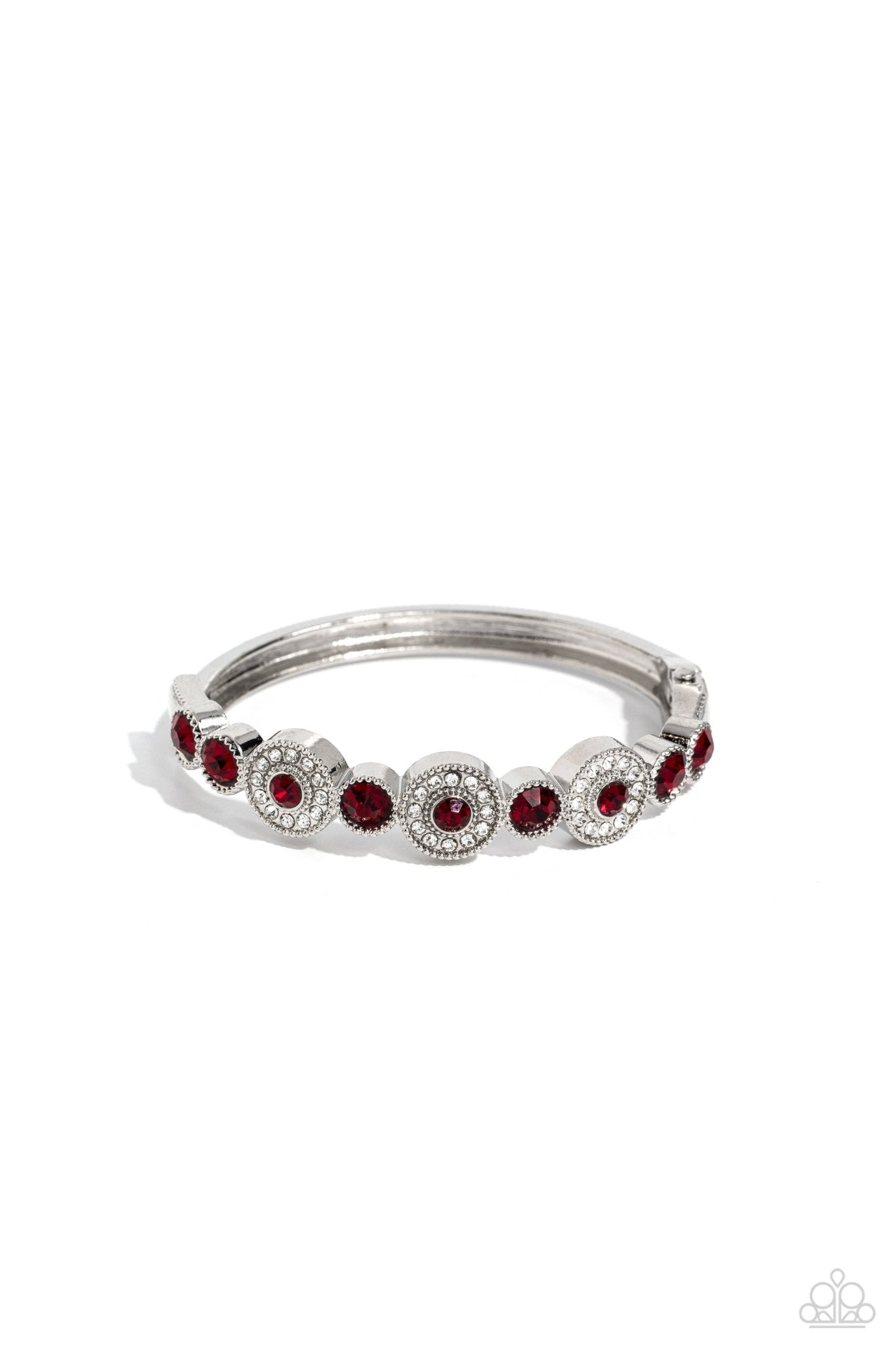 Crowns Only Club - Red Bracelet - Paparazzi Accessories - Alies Bling Bar