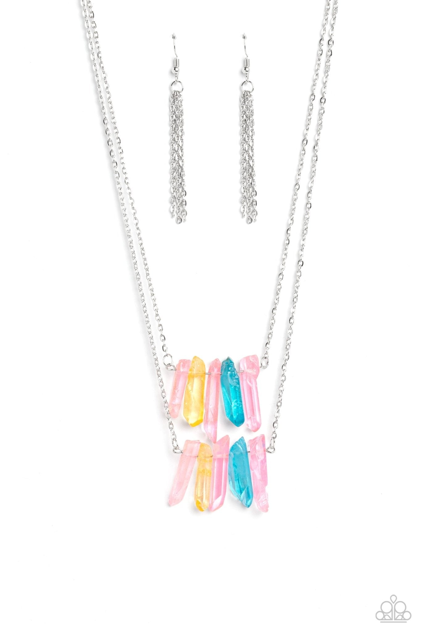 Crystal Catwalk - Multi Necklace - Paparazzi Accessories - Alies Bling Bar