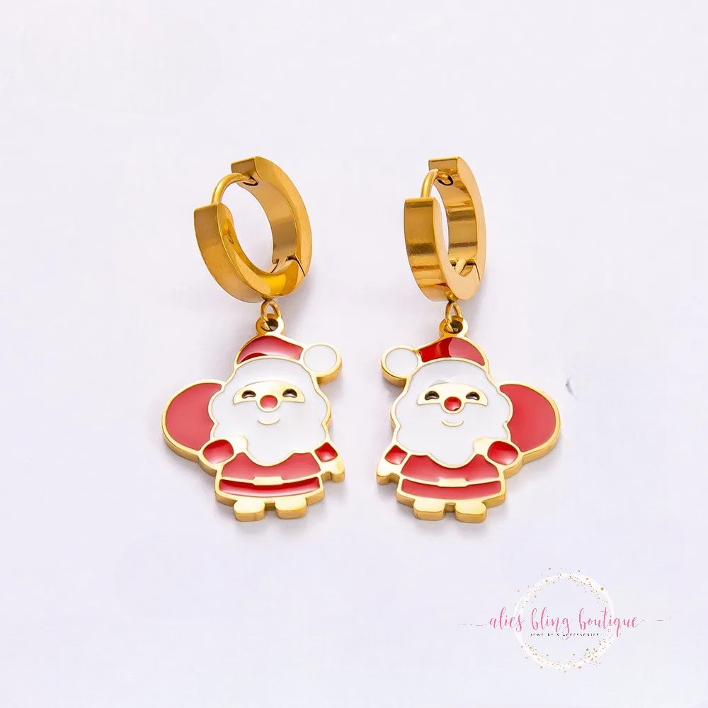 Jolly Holidays Earrings - Alies Bling Bar