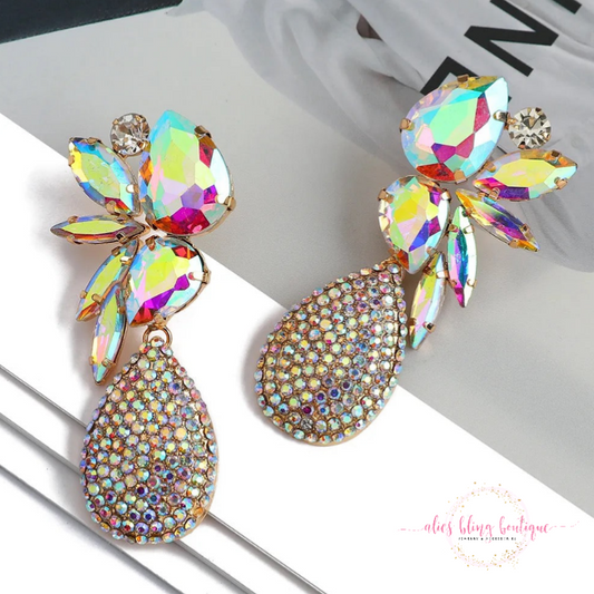 Dazzling Daydreams -  Light Multi Earrings - Alies Bling Bar