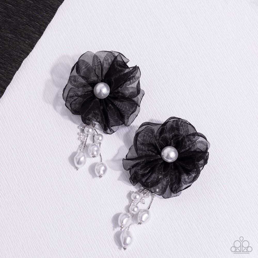 Dipping in Decadence - Black Earrings - September Life of the Party 2023