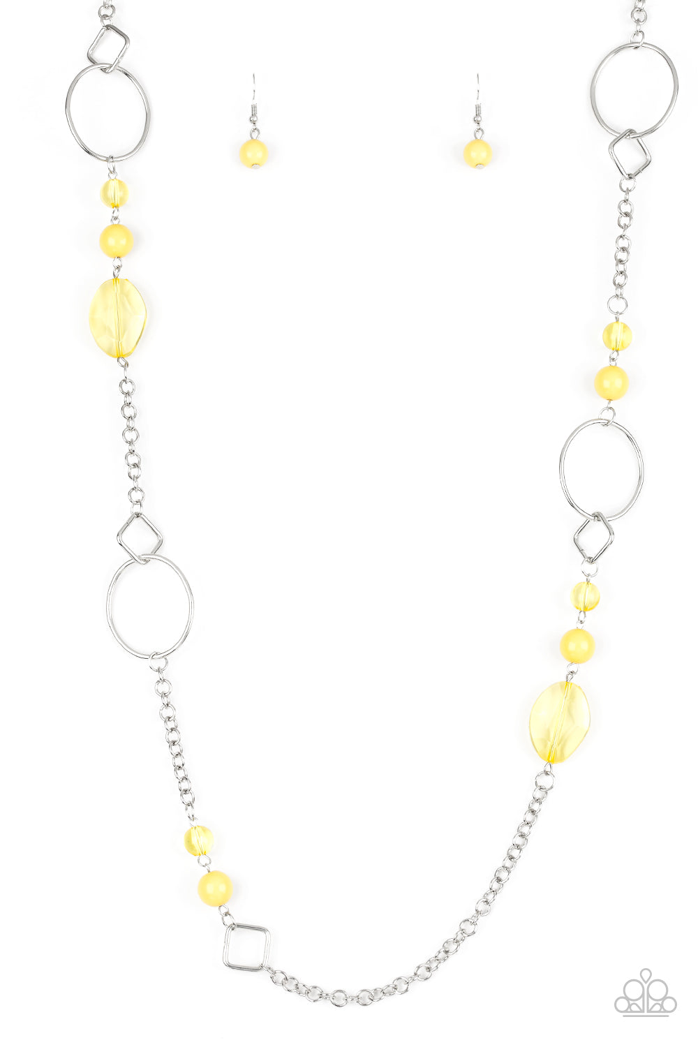 Paparazzi - Very Visionary - Yellow Necklace - Alies Bling Bar