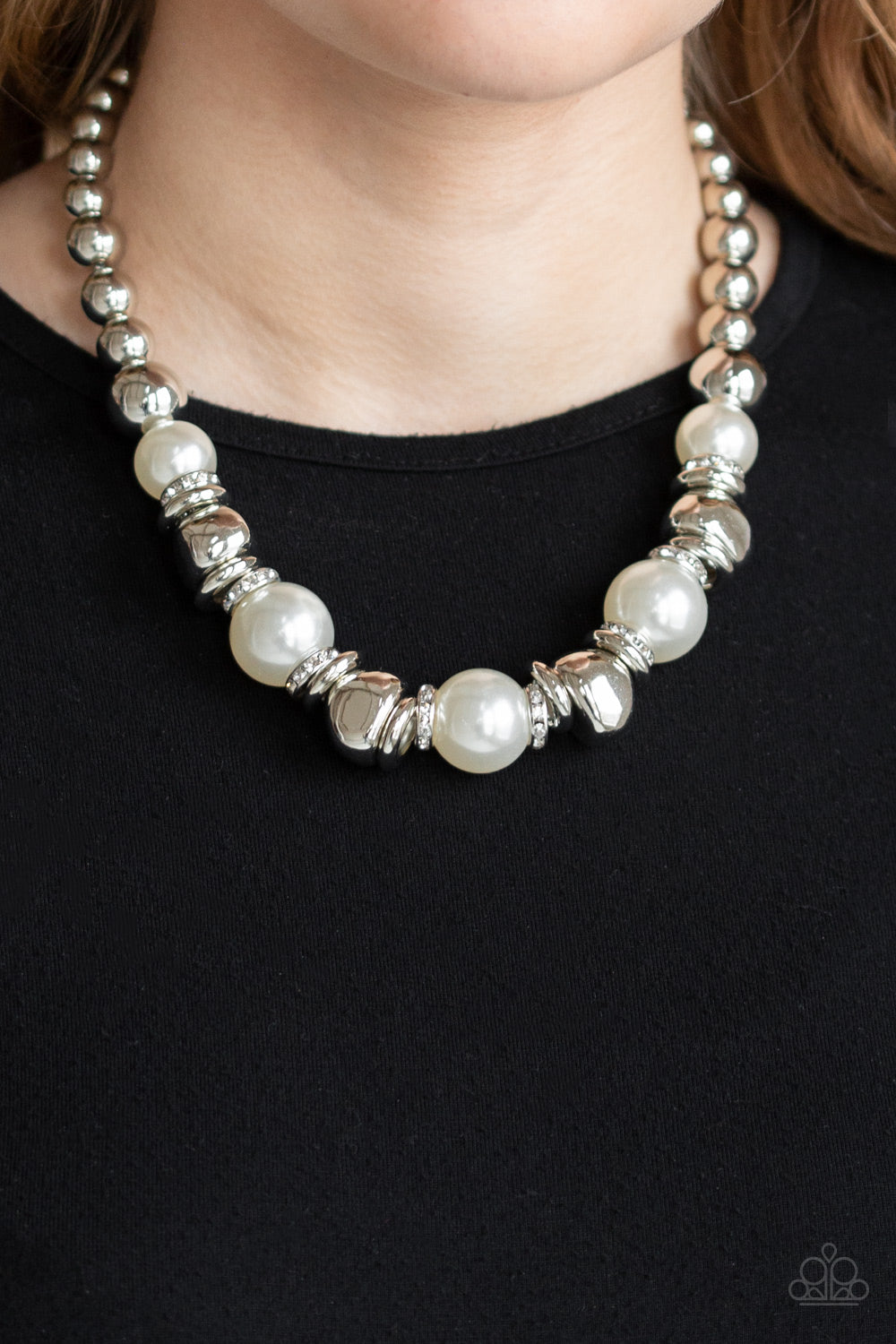 Paparazzi - Hollywood HAUTE Spot - White Necklace - Alie's Bling Bar