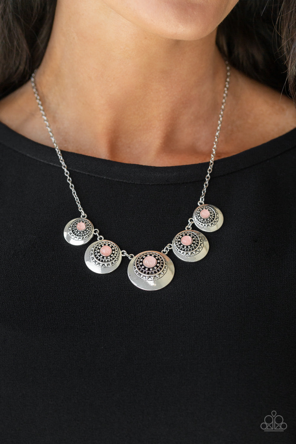 Paparazzi Accessories - Solar Beam - Pink Necklace - Alies Bling Bar