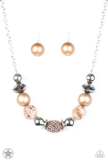 A Warm Welcome - Copper Necklace - Paparazzi Accessories - Alies Bling Bar