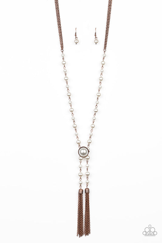 Paparazzi Accessories - Vintage Diva - Copper Necklace - Alies Bling Bar
