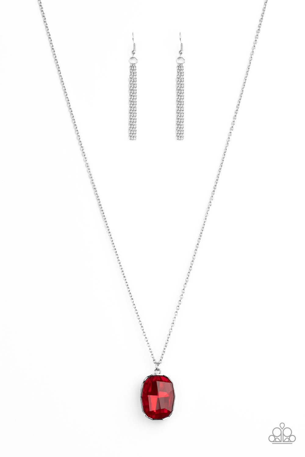 Paparazzi Accessories - Imperfect Iridescence - Red Necklace - Alies Bling Bar