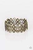 Paparazzi - When Yin Met Yang - Brass Bracelet - Alie's Bling Bar