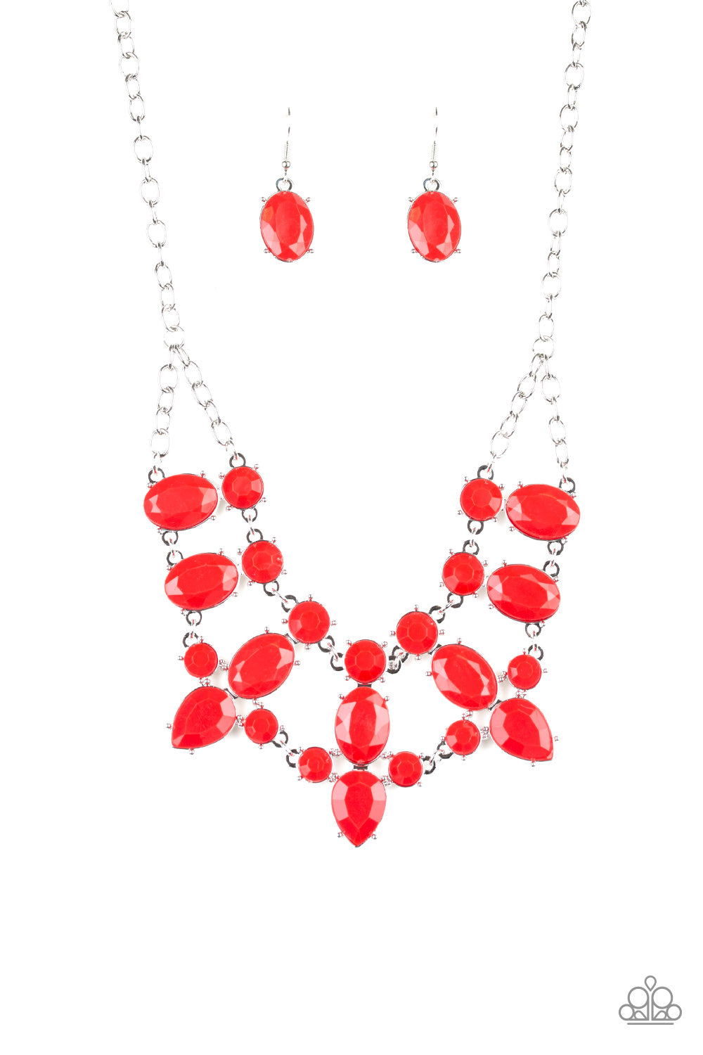 Paparazzi Accessories - Goddess Glow - Red Necklace - Alies Bling Bar