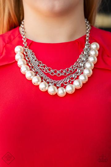 Paparazzi Accessories - Fiercely 5th Avenue - White Complete Trend - Sep 19 Fashion Fix Set - Alies Bling Bar
