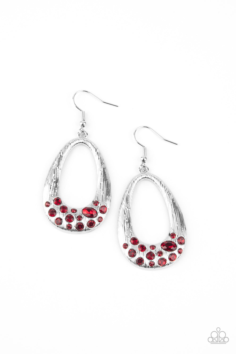 Paparazzi Accessories - Better LUXE Next Time - Red Earrings - Alies Bling Bar