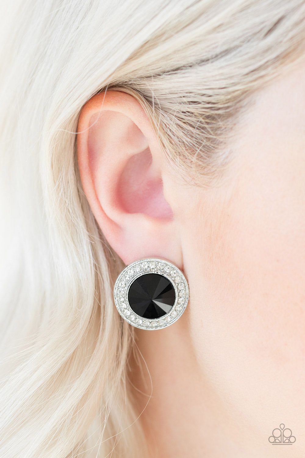 Paparazzi Accessories - What Should I BLING? - Black Earrings - Ailes Bling Bar