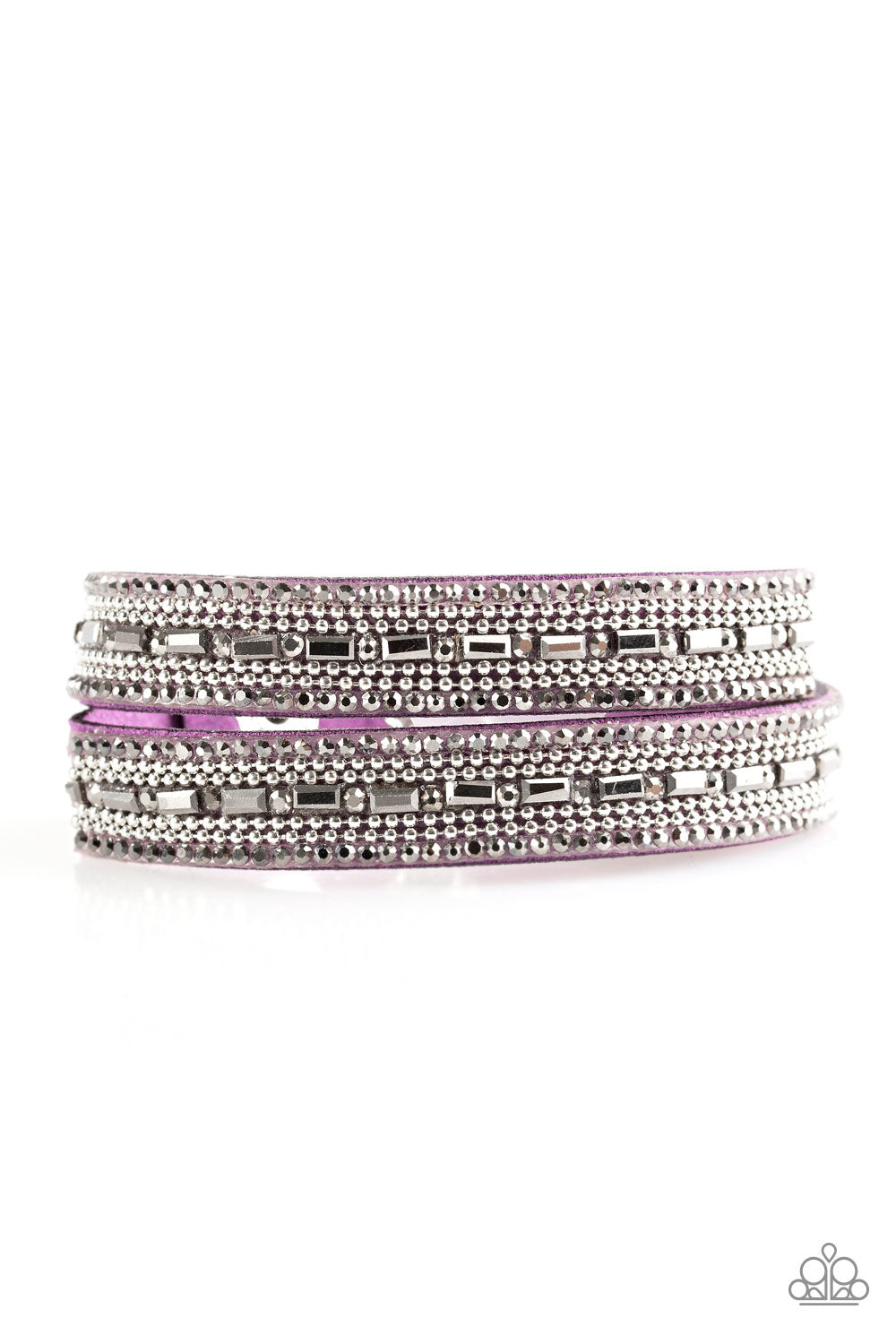 Paparazzi- Shimmer and Sass - Purple Bracelet
