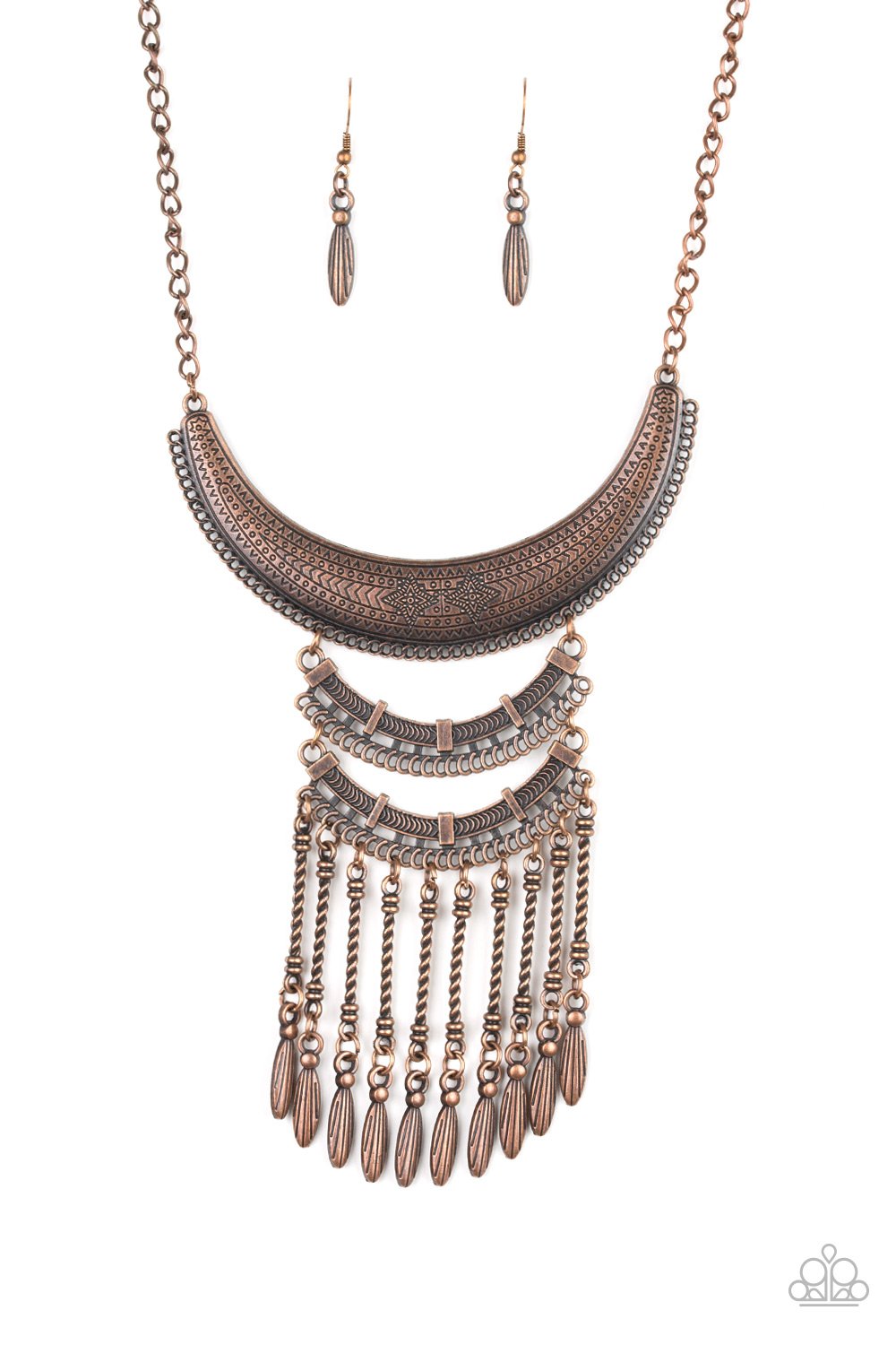 Paparazzi - Eastern Empress - Copper Necklace - Alies Bling Bar
