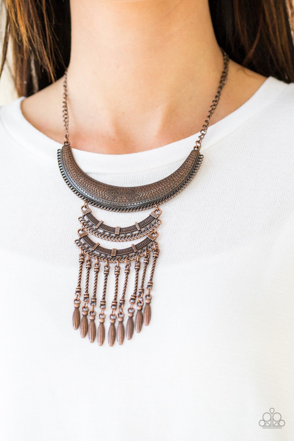 Paparazzi - Eastern Empress - Copper Necklace - Alies Bling Bar