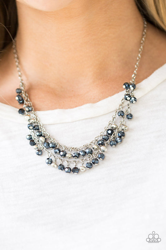 Paparazzi - So In Season - Blue Necklace - Alies Bling Bar