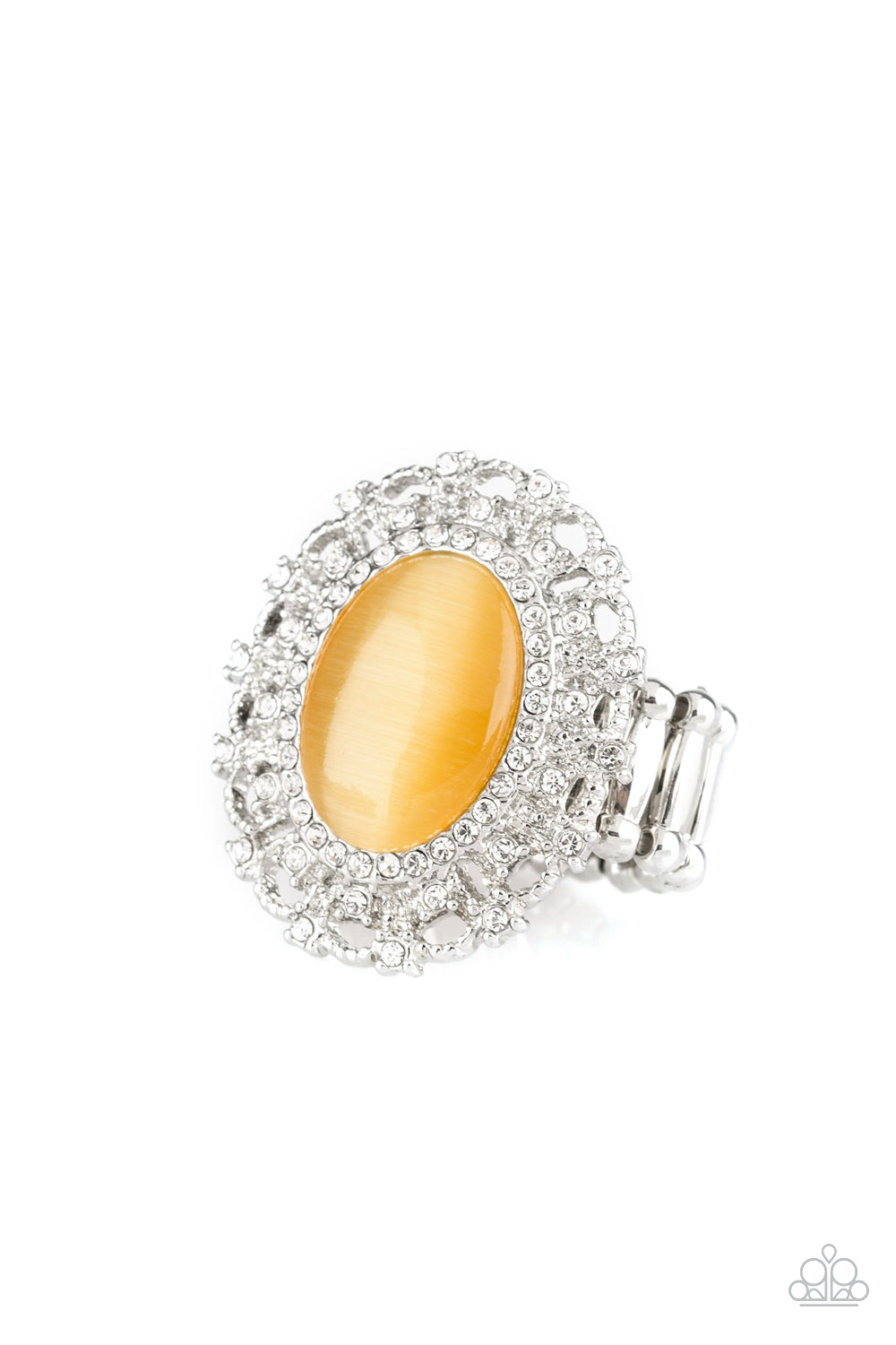 Paparazzi BAROQUE The Spell - Yellow Moonstone Ring - Alies Bling Bar