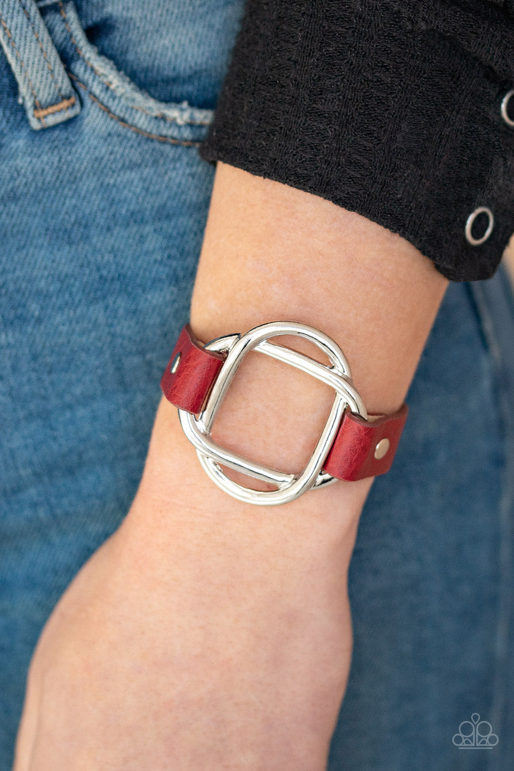 Paparazzi Accessories - Nautically Knotted - Red Bracelet - Alies Bling Bar