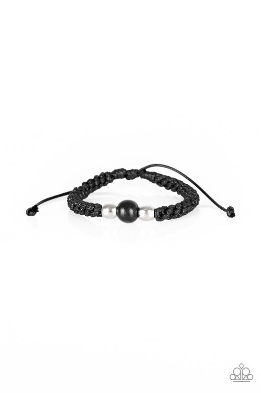 Paparazzi Accessories - Once Upon A FORESTER - Black Bracelet - Alies Bling Bar