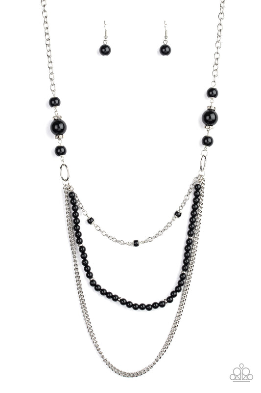 Paparazzi Accessories - Very Vintage - Black Necklace - Alies Bling Bar