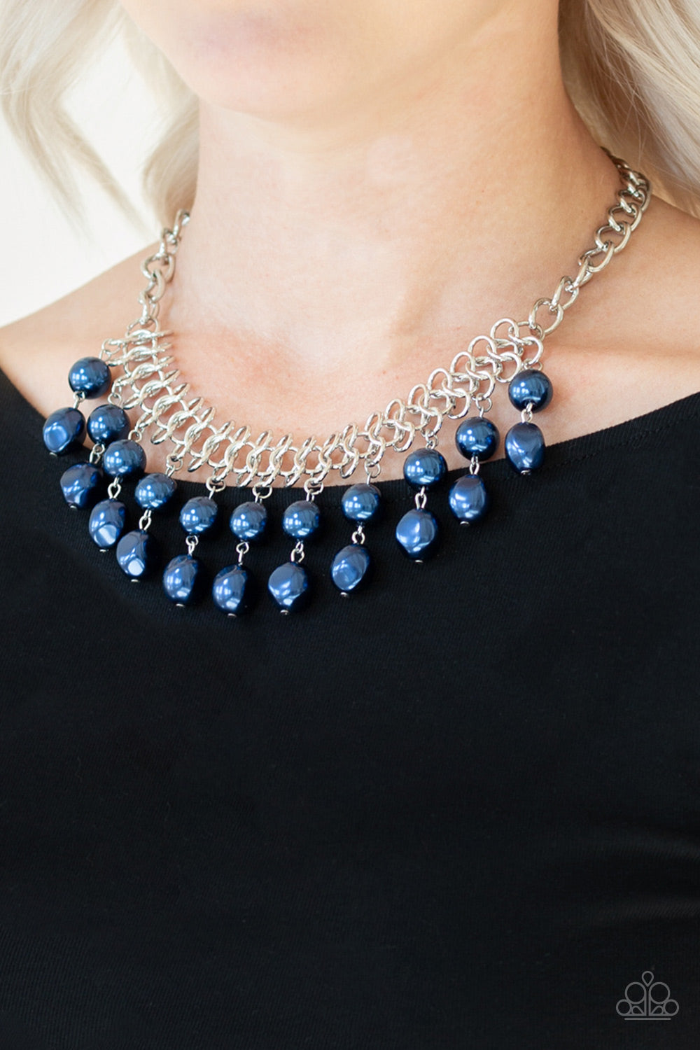 Paparazzi - 5th Avenue Fleek - Blue Necklace & Earrings
