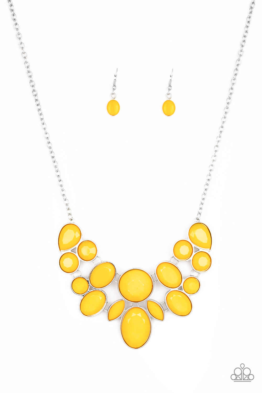 Demi-Diva - Yellow Necklace - Paparazzi Accessories - Alies Bling Bar