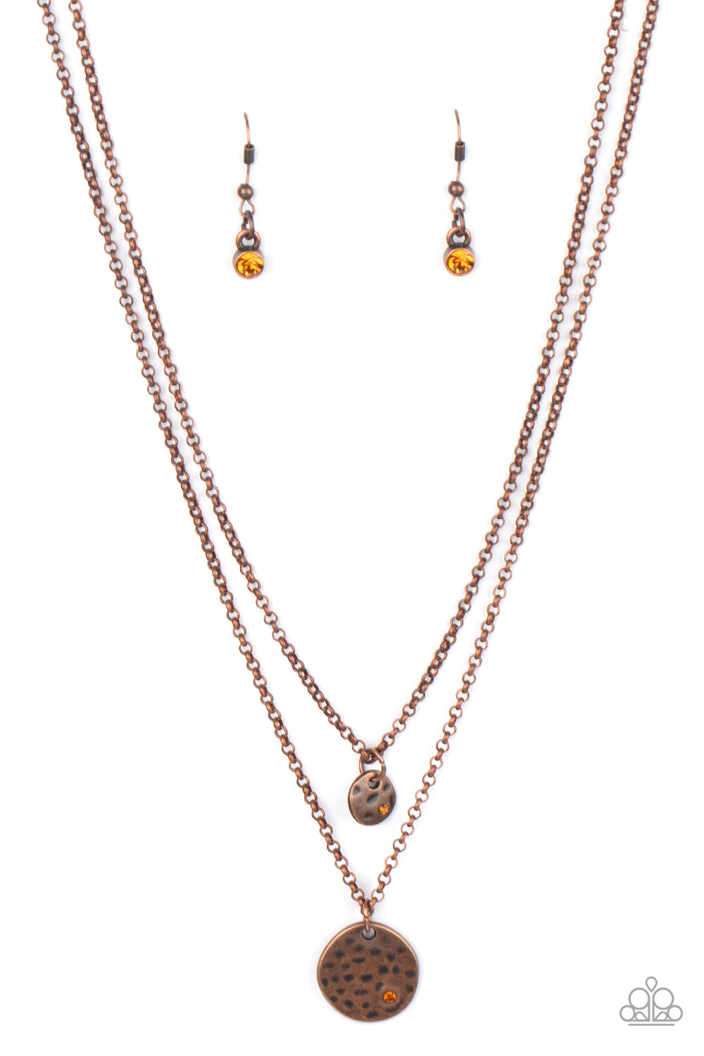 Paparazzi - Modern Minimalist - Copper Necklace - Alies Bling Bar