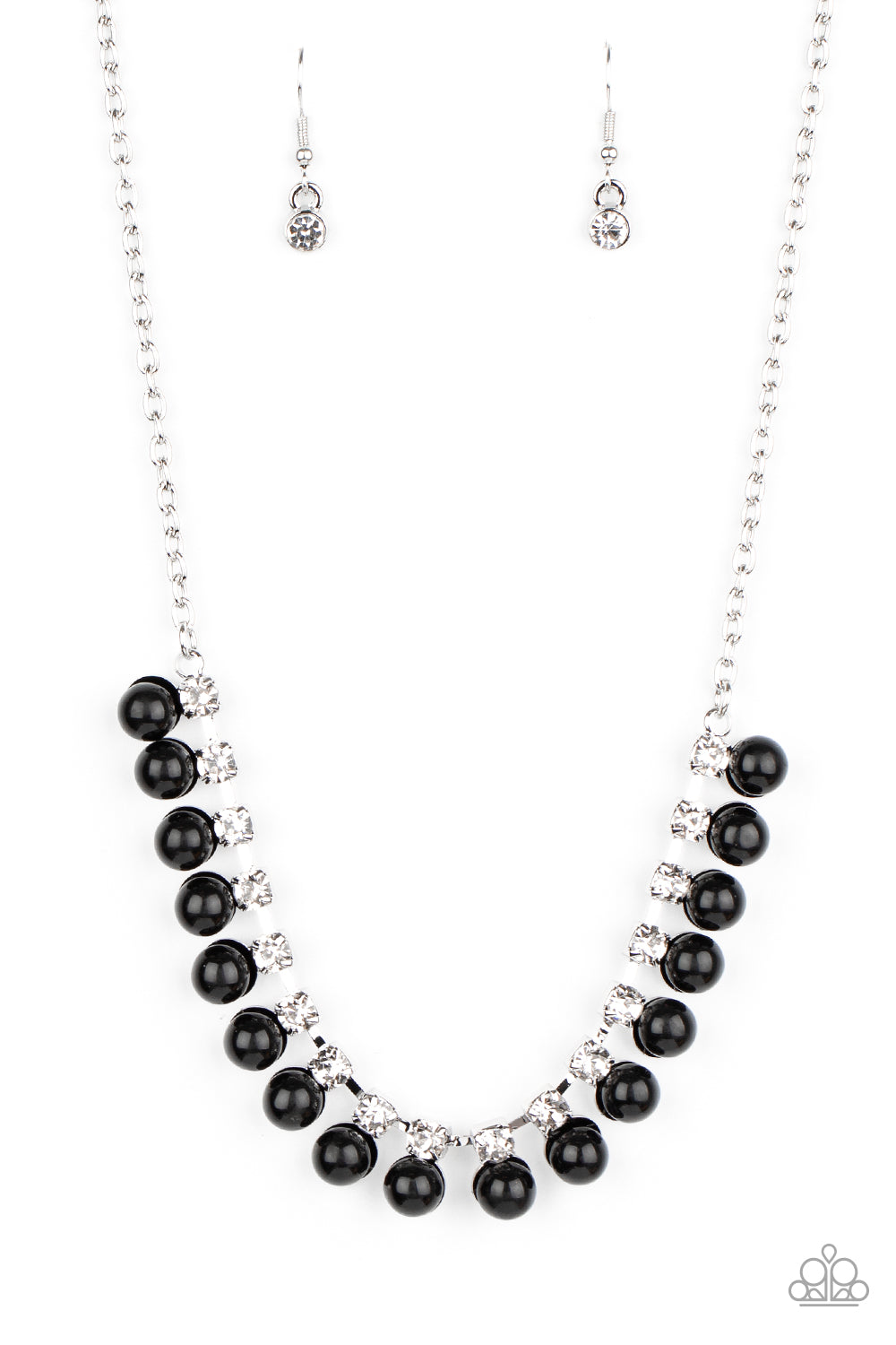 Paparazzi Accessories - Frozen in TIMELESS - Black Necklace - Alies Bling Bar