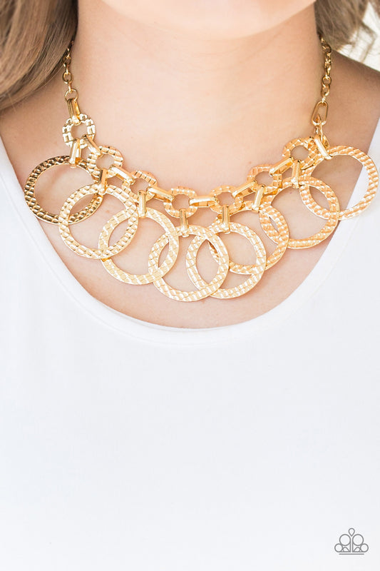 Paparazzi Accessories - Jammin Jungle - Gold Necklace - Alies Bling Bar
