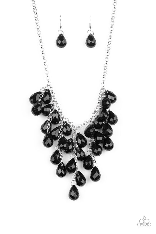 Paparazzi Accessories - Serenely Scattered - Black Necklace - Alies Bling Bar