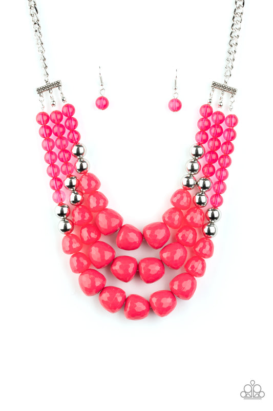 Paparazzi - Forbidden Fruit - Pink Necklace - Alies Bling Bar