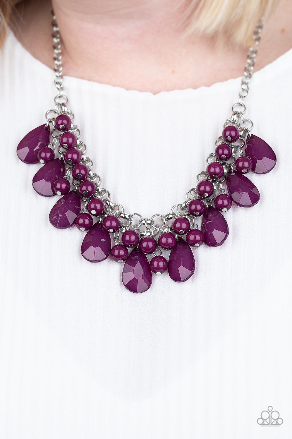 Paparazzi Accessories - Endless Effervescence - Purple Necklace - Alies Bling Bar