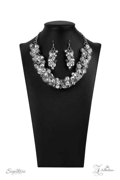 Paparazzi - The Haydee - Silver Necklace 2020 Zi Collection - Alies Bling Bar