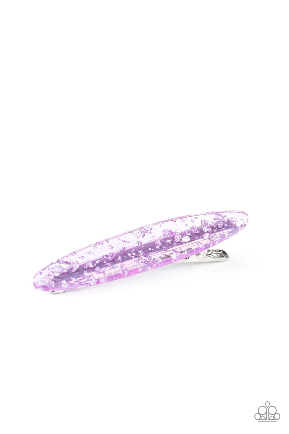 Paparazzi -Confetti Couture - Purple  Hair Clip - Alies Bling Bar