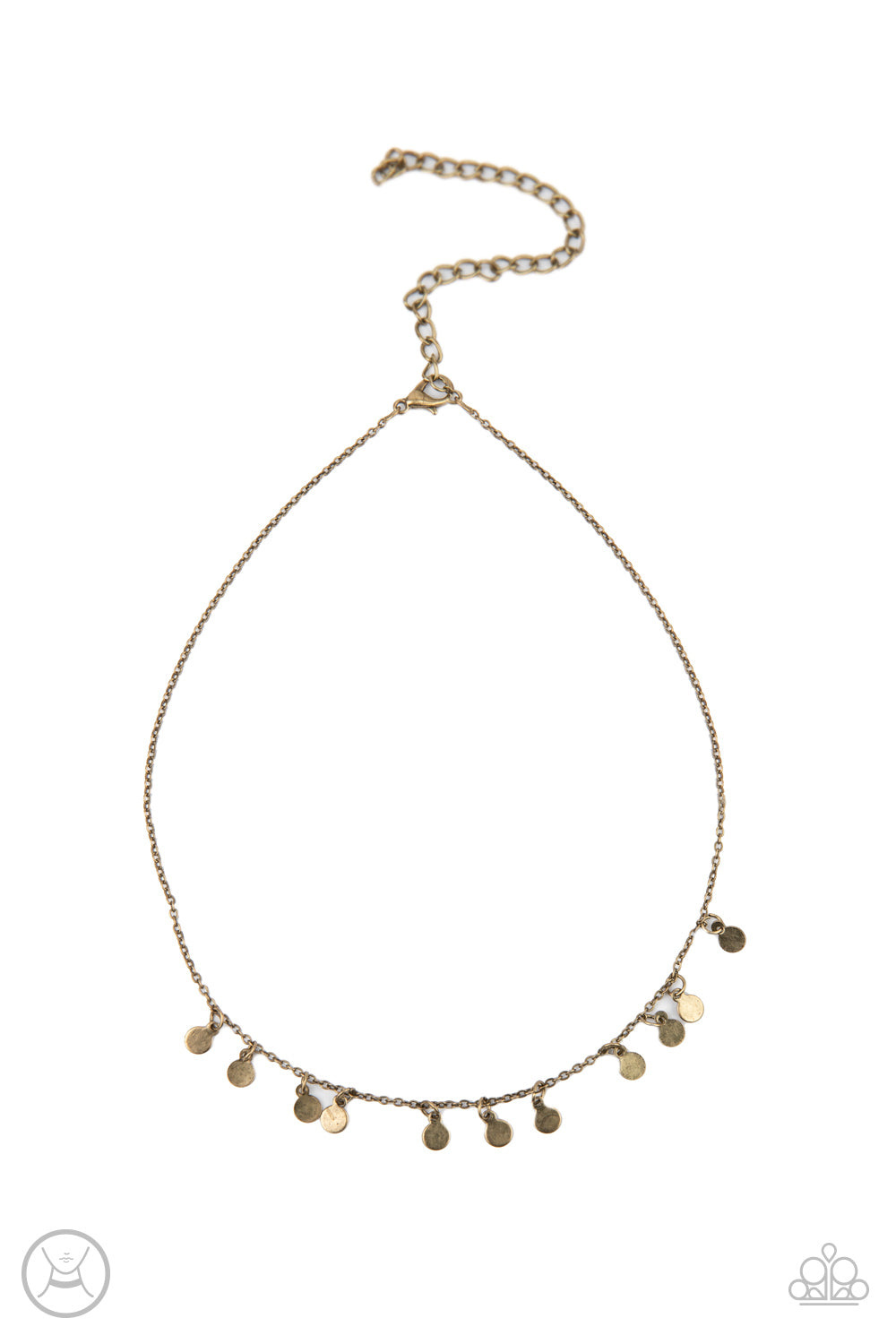 Paparazzi - Ready, Set, DISCO! - Brass Necklace & Earrings - Alies Bling Bar