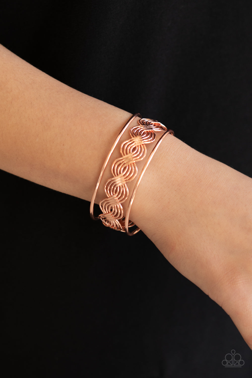 Paparazzi - WEAVE An Impression - Copper Bracelet - Alies Bling Bar