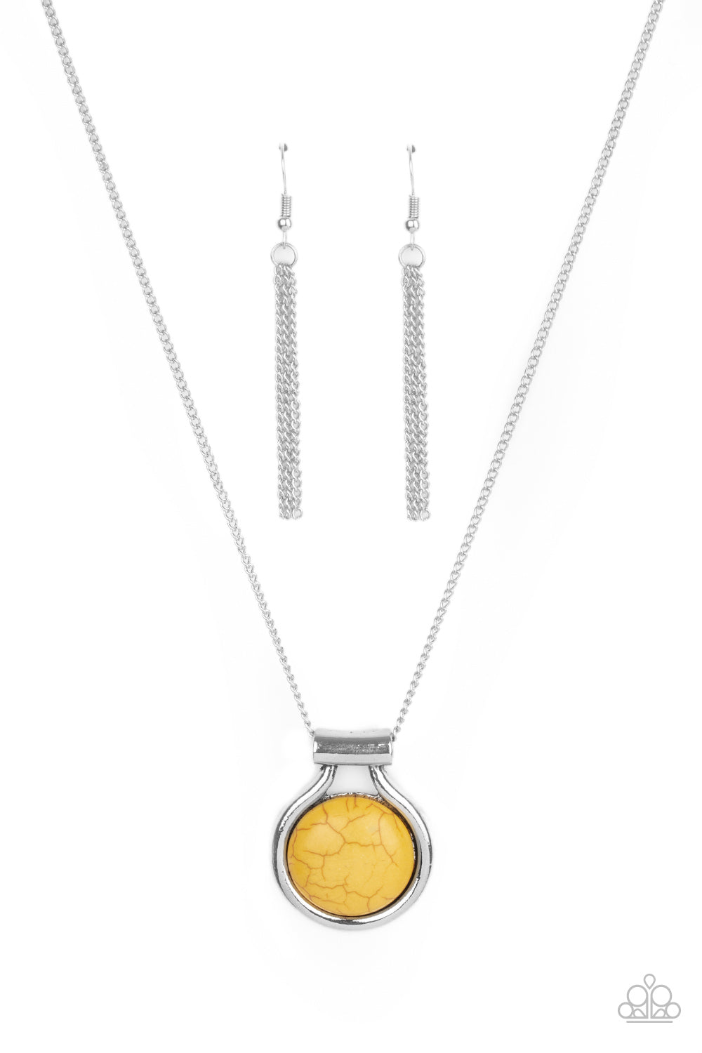 Paparazzi - Patagonian Paradise - Yellow Necklace - Alies Bling Bar