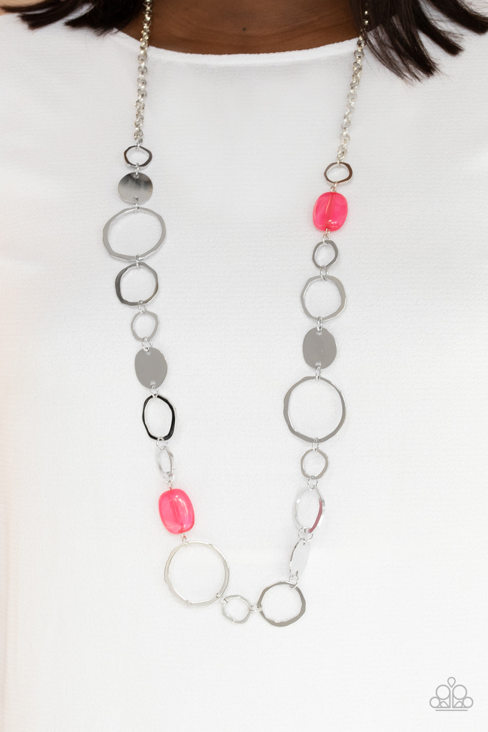Paparazzi -Colorful Combo - Pink Necklace - Alies Bling Bar
