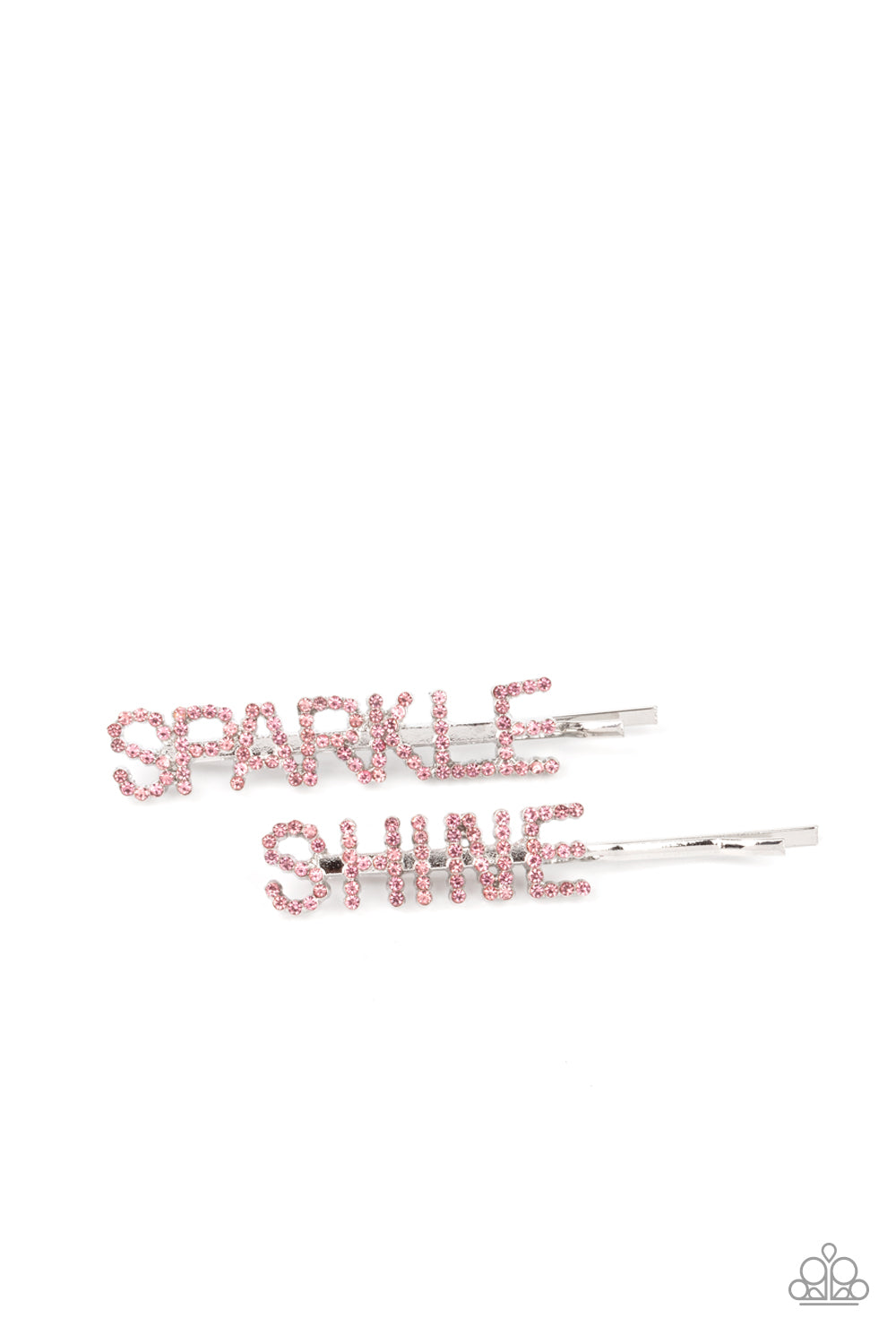 Paparazzi - Center of the SPARKLE-verse - Pink Hair Clip - Alies Bling Bar