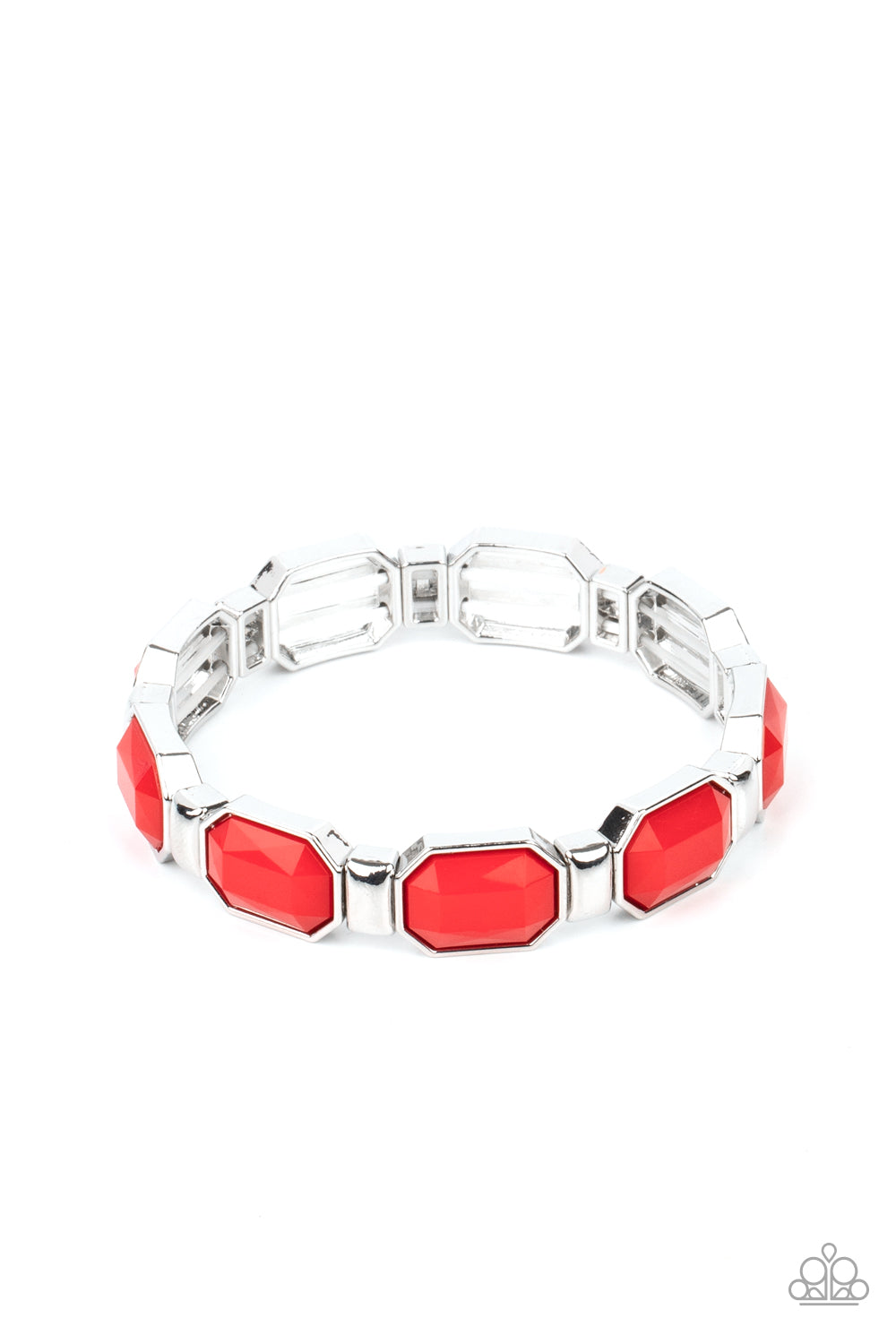 Paparazzi - Fashion Fable -  Red Bracelet - Alies Bling Bar