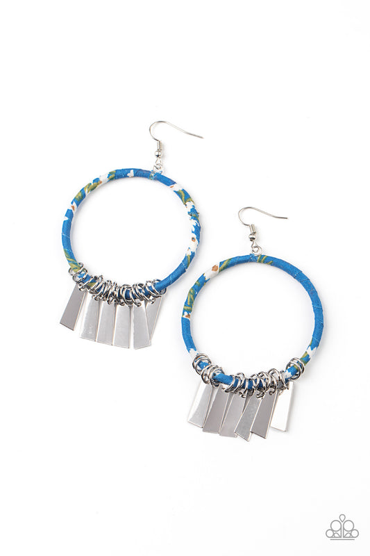 Paparazzi - Garden Chimes - Blue Earrings - Alies Bling Bar