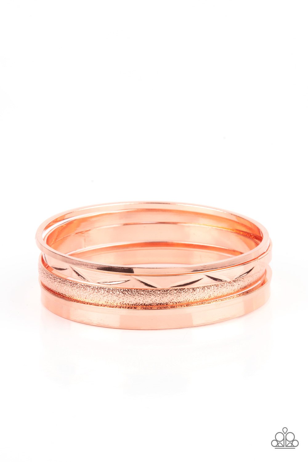 Stackable Style - Copper Bracelet - Paparazzi Accessories - Alies Bling Bar
