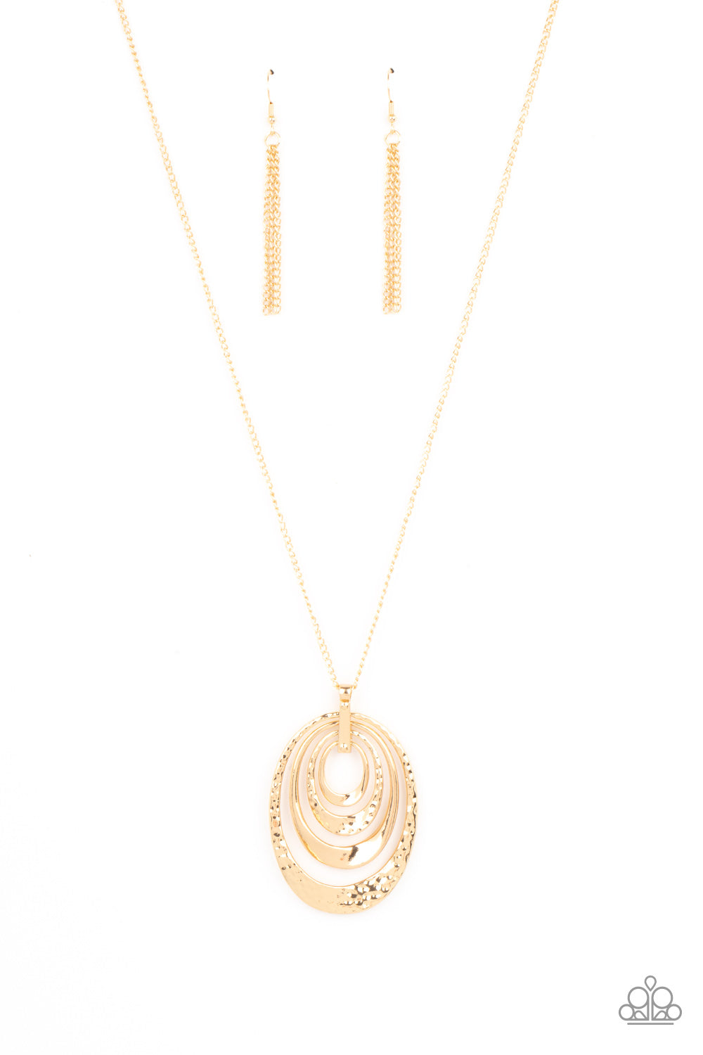 Paparazzi - Renegade Ripple - Gold Necklace