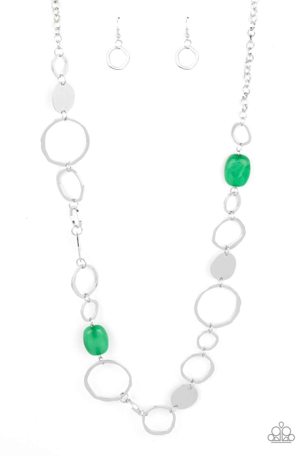 Paparazzi - Colorful Combo - Green Necklace - Alies Bling Bar