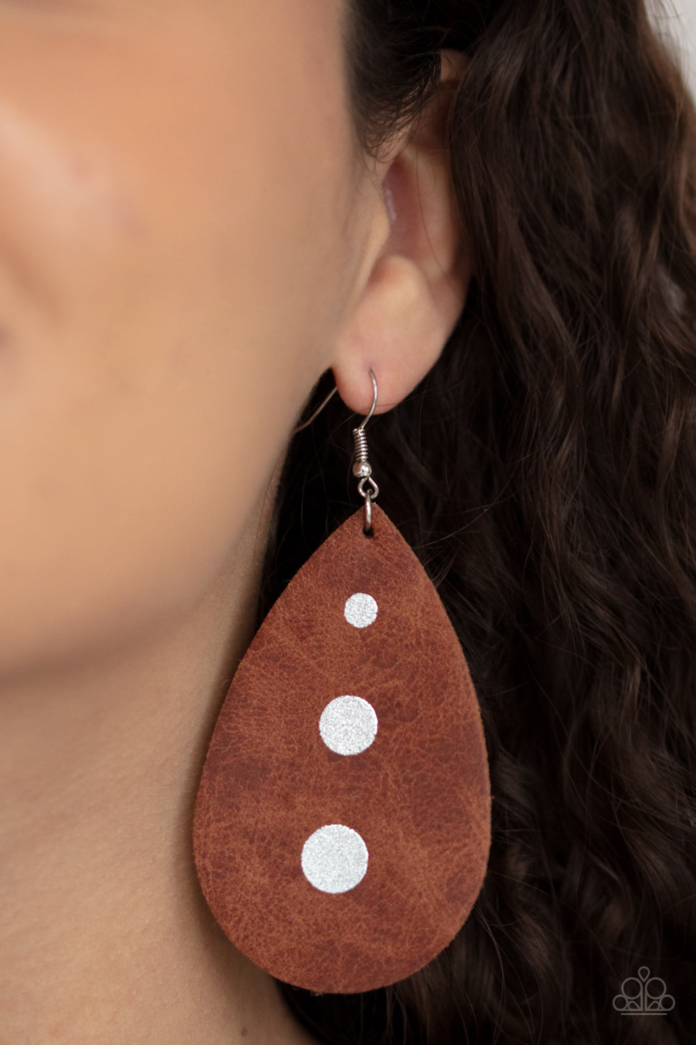 Paparazzi - Rustic Torrent - Brown Earrings - Alies Bling Bar